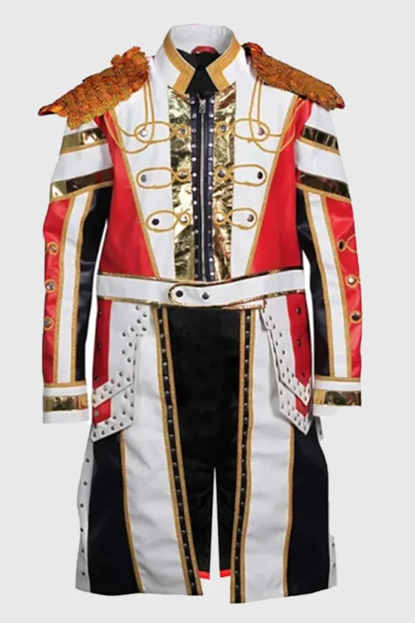 codylong-1 american-nightmare-entrance-coat-front-view-gold-braiding